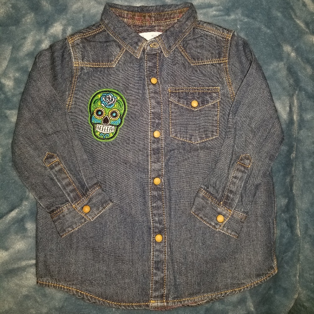 SUGAR SKULL ZARA BABY JEAN JACKET